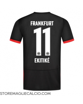Eintracht Frankfurt Hugo Ekitike #11 Maglia Gara Trasferta Repliche 2024-25 Maniche Corte Eintracht Frankfurt Hugo Ekitike #11 Maglia Gara Trasferta Repliche 2024-25 Maniche Corte